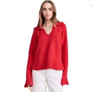 Ciao Lucia Belinha Red Wool Sweater Size XL